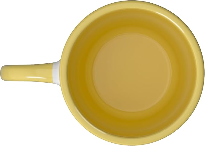 Best Mom Ever Heart Mother's Day Love Ceramic Mug, Yellow/White