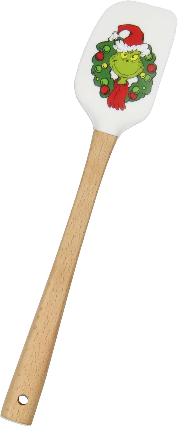 Grinch Spatula Dr Seuss How The GRINCH Stole Christmas Holiday Wreath Silicone Spatula Kitchen Baking Cooking Mixing
