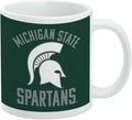Michigan State Spartans Ceramic Coffee Mug, Novelty Gift Mugs for Coffee, Tea and Hot Drinks, 11oz, White