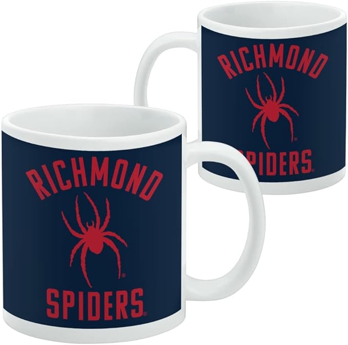 University of Richmond Spiders Ceramic Coffee Mug, Novelty Gift Mugs for Coffee, Tea and Hot Drinks, 11oz, White