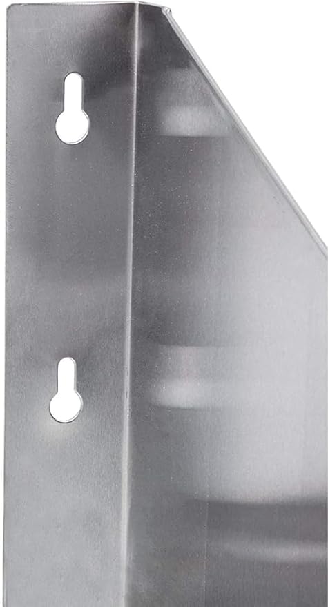 Premium Quality Stainless Steel Wall Shelf with Side Guards | Commercial Metal Shelving | | NSF Certified | (36" Long x 12" Deep)