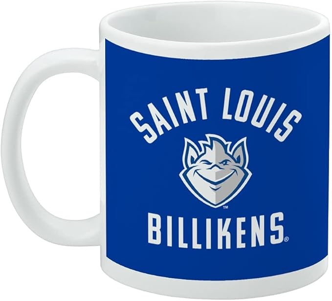 Saint Louis University Billiken Ceramic Coffee Mug, Novelty Gift Mugs for Coffee, Tea and Hot Drinks, 11oz, White