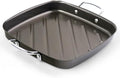 Grill Pan for Outdoor Grill - 11” Grill Pan BBQ Grill Topper With Handles Grill Trays For Grilling Barbecue Tray