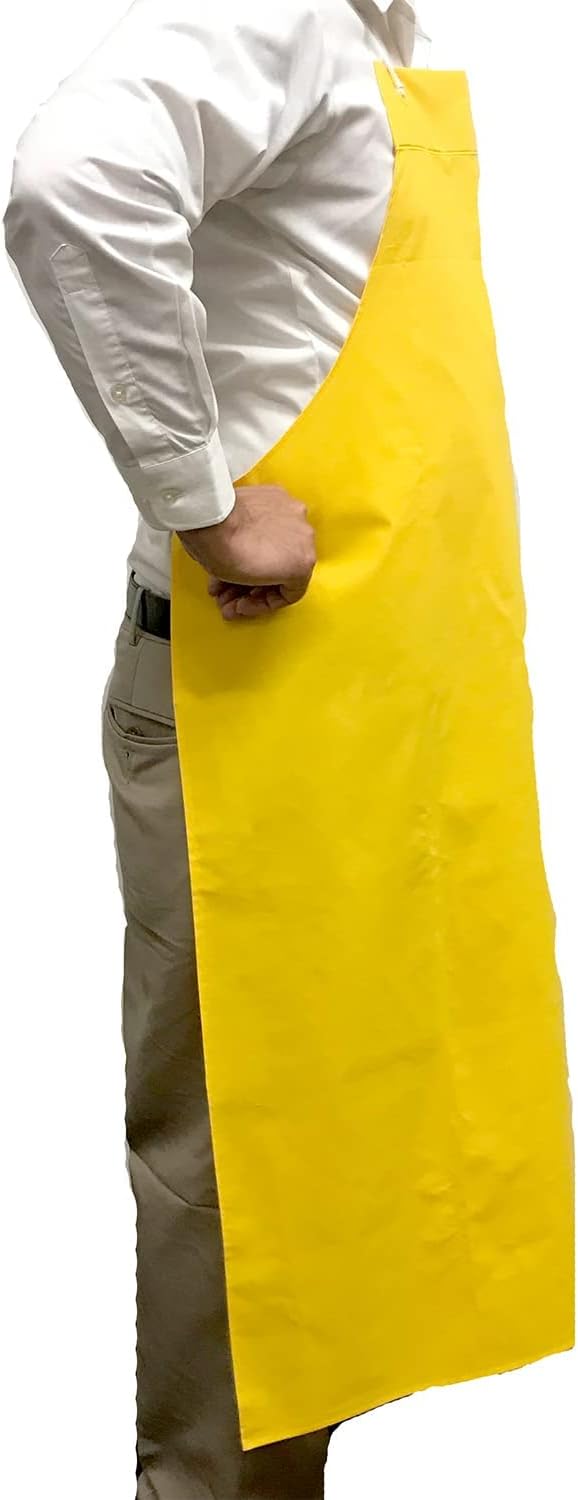 KLEEN CHEF Everyday General Use Polyester Dishwashing And Heavy Duty PVC Leather Apron