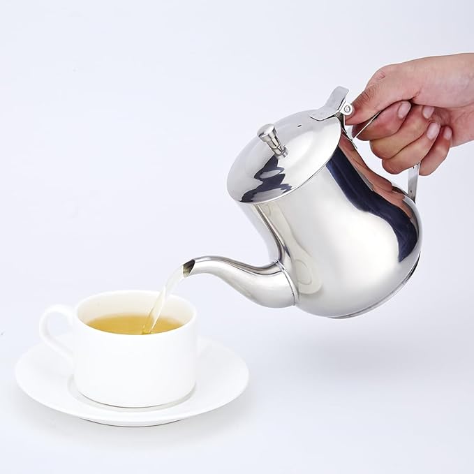 SANQIAHOME 570ml(20Oz) stainless steel small teapot