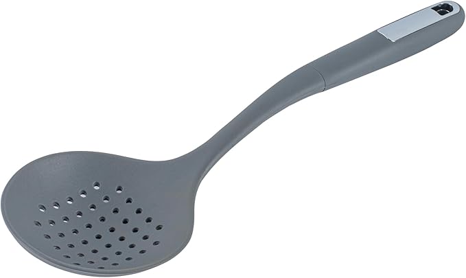 Restaurantware Silicone Utensil Set Pack of 1 Non-Slip Handle 6-Piece Kitchen Tool Set, Heat-Resistant Dishwasher-Friendly Cooking Accessories, Durable Gray Cooking Utensils