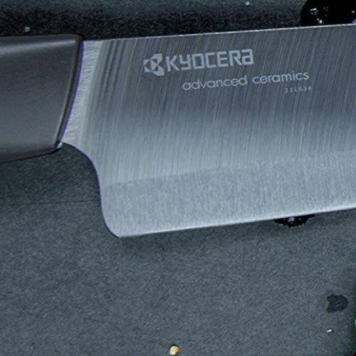 Kyocera's Revolution 4-Piece Knife Set: Includes 7" Chef's Santoku, 5.5" Santoku, 4.5" Utility & 3" Paring-Black