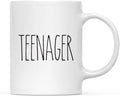 Andaz Press Simple Rustic Farmhouse Kitchen Decor 11oz. Ceramic Coffee Tea Mug Gift, Teenager, 1-Pack, Birthday Christmas Gift Ideas for Family, Friends