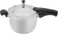 5 L/5.28 Qt Pressure Cooker,80Kpa High Pressure Stovetop Cooker with 3-Layer Composite Bottom, 304 Stainless Steel Pressure Canner with Double Valves for Commercial & Home Use