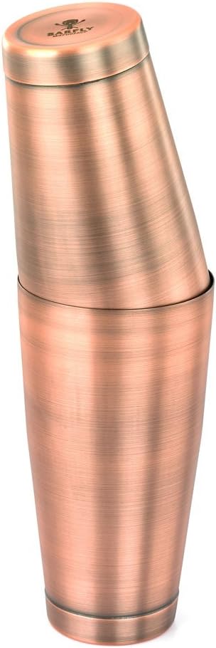 Barfly Cocktail Tin, Set (18 oz and 28 oz), Antique Copper