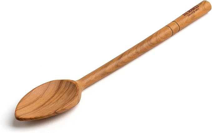 Berard 22573 French Olive-Wood Handcrafted Cook's Spoon, 10 Inch,Brown