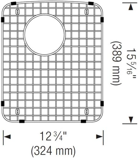 BLANCO 221009 Grid Sink Rack, Stainless Steel