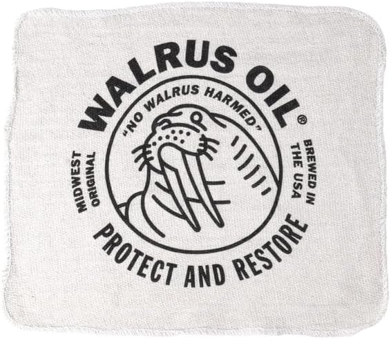 WALRUS OIL - Cutting Board Conditioner, Wood Wax, Cutting Board Feet, and Rag Set. for Cutting Boards, Butcher Blocks, Wooden Spoons, and Bowls. 100% Food-Contact Safe.