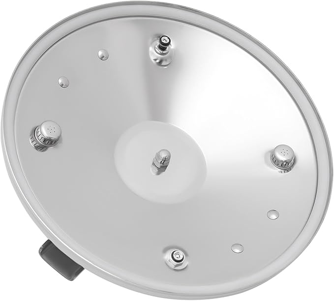 40L/42.27Qt Pressure Cooker,60Kpa High Pressure Stovetop Cooker with 3-Layer Composite Bottom, 201 Stainless Steel Pressure Canner with Double Valves for Commercial & Home Use