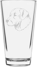 Slovak Cuvac Custom Personalized Dog Themed Etched All Purpose 16oz Pint Glass