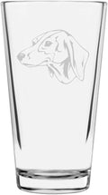 Schweizerischer Niederlaufhund Swiss Hound Custom Personalized Dog Themed Etched All Purpose 16oz Pint Glass