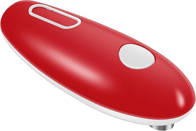 Electric Can Opener, One Touch Hand Free Tin Opener Electric Can Openers for Arthritis Hands Can Openers with One Touch Switch Kitchen Old Man Restaurant Chef's Best Choice-Powerful Safe & Easy