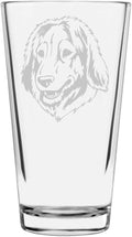 Estrela Mountain Custom Personalized Dog Themed Etched All Purpose 16oz Pint Glass