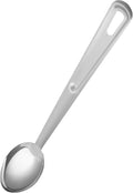 Kitchen Spoons for Cooking - Stainless Steel Serving Spoons - Big Spoons for Home and Restaurant - Metal Cooking Spoon with Long Handle, 15 Inch