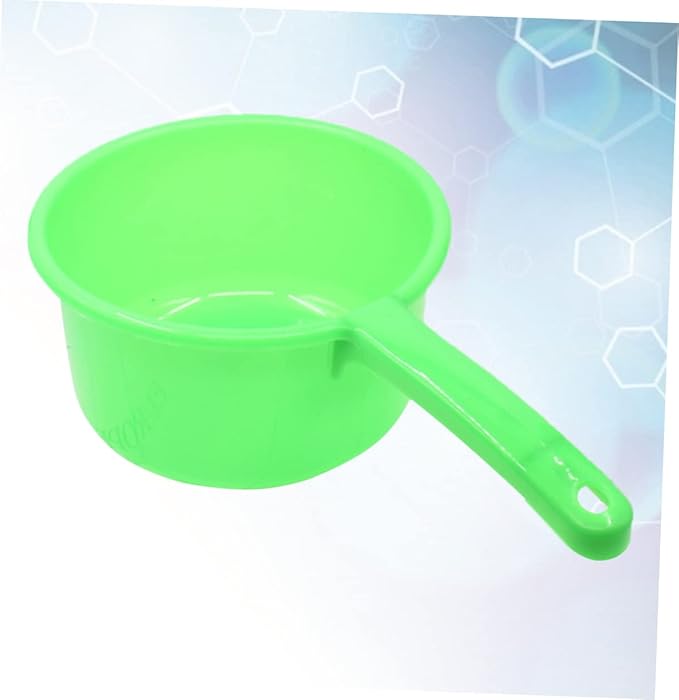 Healifty Large Plastic Water Scoop with Long Handle for Home and Kitchen Nonslip Grip Multipurpose Water Ladle for Bathing Watering Plants Household Dipper Color Random Random Color
