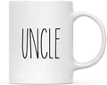 Andaz Press Simple Rustic Farmhouse Kitchen Decor 11oz. Ceramic Coffee Tea Mug Gift, Uncle, 1-Pack, Birthday Christmas Gift Ideas for Family, Friends