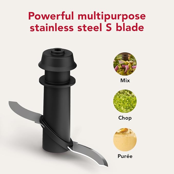 KitchenAid Go Cordless Top Down Chopper - battery sold separately, KTCR350, Porcelain White
