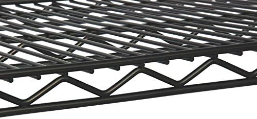 Omega 21" Deep x 42" Wide x 54" High 3 Tier Black Starter Shelving Unit