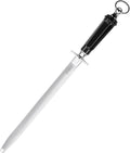 Honing Steel Professional Knife Sharpeners,12 inch Sharpening Steel Honing Rod,High Carbon Sharpening Rod, Fine Lines, High hardness, Wear Resistant, knife sharpening