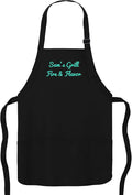 Custom Text Cooking & BBQ Apron – Personalized Chef or Grill Gift – Medium Length (1-3 Lines)