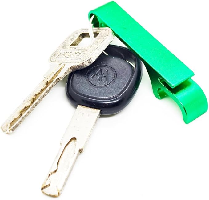100 Pcs Bottle opener Keychain Bulk,Soda Beverage Beer Bottle Opener Keychain,Bottle Openers Aluminum Beer Bottle Opener Claw Beverage Keychain Ring for Kitchen,Wedding, Bar,Party(Green)
