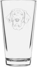 Polish Hound Custom Personalized Dog Themed Etched All Purpose 16oz Pint Glass