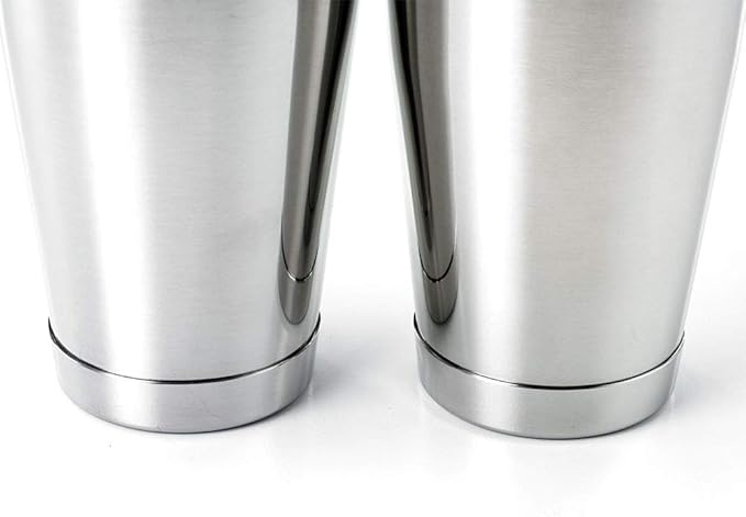 Barfly Cocktail Tin, Set (18 oz and 28 oz), Stainless Steel, Double Heavy Gauge