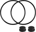 09924 Pressure Canner Sealing Ring & Overpressure Plug for Presto 0128206 0128202 0128203 0128204 0128303 0126306 Pressure Cooker 6 and 8 Quart Cooker Pressure Canner Parts 2-Pack