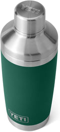 YETI Rambler 20 oz Cocktail Shaker, Stainless Steel, Vacuum Insulated, Black Forest Green