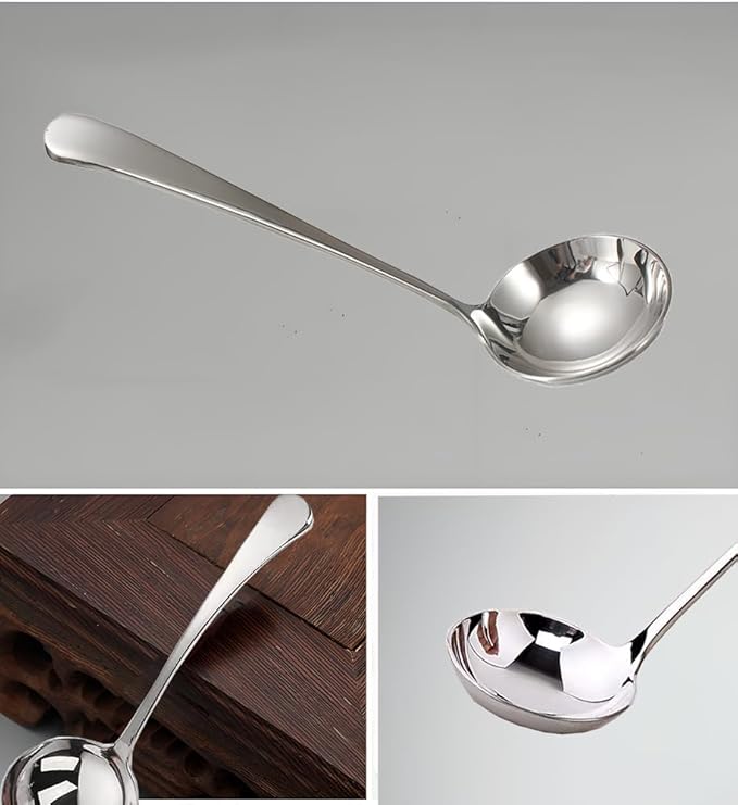 Small Soup Ladles, 304 Stainless Steel, 7.9 Inch, 1 Piece, Kitchen Ladles, Modern Style