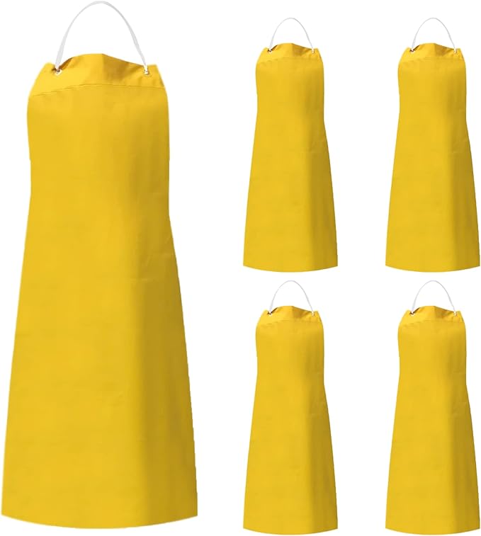 KLEEN CHEF Everyday General Use Polyester Dishwashing And Heavy Duty PVC Leather Apron