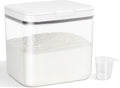 Versatile Storage Container Bin with Pop-up Lid & Scoop, Rice Flour Container Dog Cat Food Storage Container, Laundry Room Organization Household Essentials Kitchen Pantry Organizers