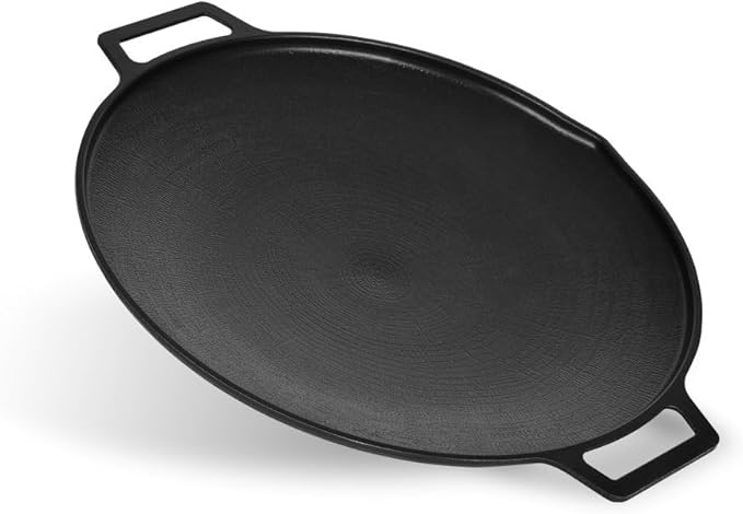 Korean BBQ B IH Griddle Grill Pan, Nonstick Coating, All Stove(Gas, Electric & Induction), Indoor Outdoor Griddle (14 IN)