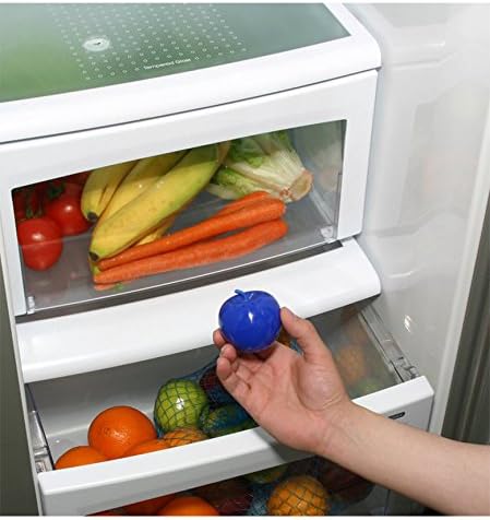 Bluapple Produce Saver Ethylene Gas Absorber & VeggieZips Ultimate Value Pack Produce Storage Preservation Kit - Keeps Fruit & Vegetables Fresher Longer, Regulates Humidity, & Reduce Waste