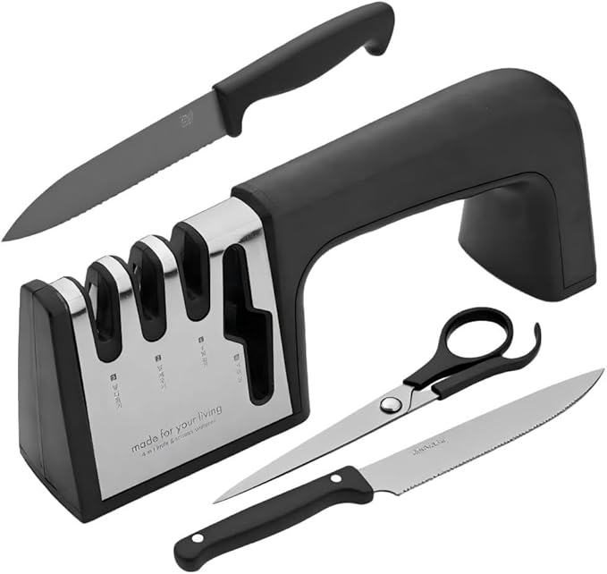 Multifunctional home knife sharpener Professional Knife Sharpener-Easy to Use for any knifes & Scissors.Good tool for kitchen！ Cuchillos -afilador