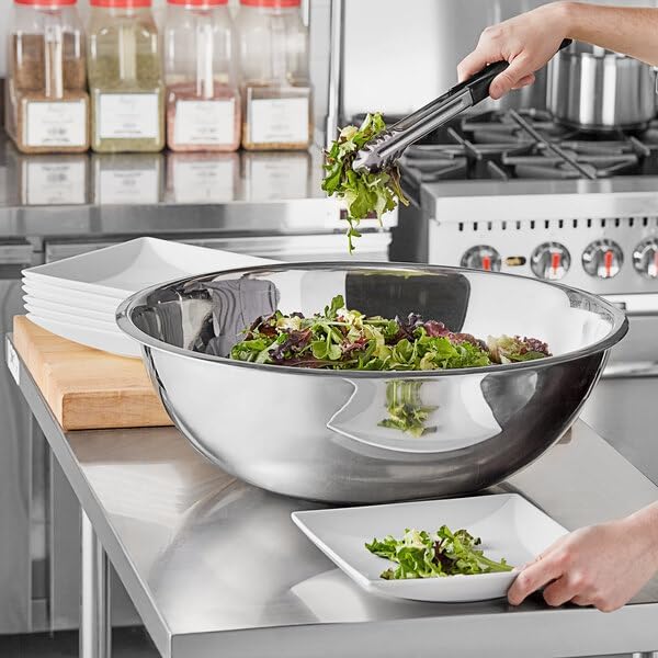 Stainless Steel Mixing Bowl for Commercial and Home Kitchen (16qt)