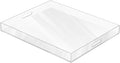 MAONAME Acrylic Serving Tray with Handles, 20"x16" Rectangular Clear Tray, Ottoman Decorative Trays, Coffee Table Trays for Countertop, Living Room, Office