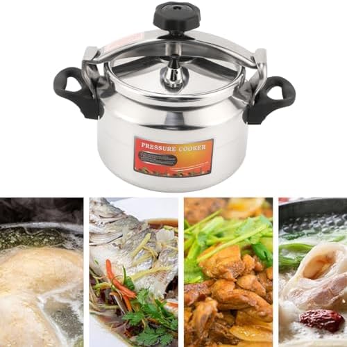 AUNMAS Pressure Cooker, Explosion Proof Can Cooker with Double Bottom Stovetop Pressure Cooker for Gas Stove Induction Cooker (4L)