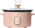 Beautiful 6 Qt Programmable Slow Cooker with Touch Control, Digital Timer and Keep Warm Function – Large Electric pot Capacity Kitchen Appliance by Drew-Barrymore (Rose)