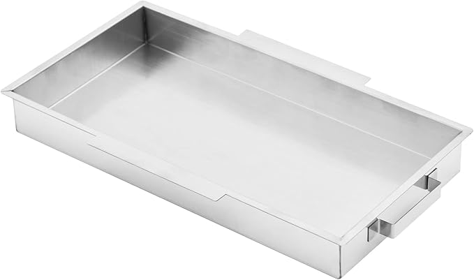 Charbrofire 40900029 146.34611410 Drip Pan Grill Replacement Parts for Kenmore Grease Tray 146.10016510 Landmann 42223 42224 42259 Adjustable Drip Tray with Catch Pan Assembly
