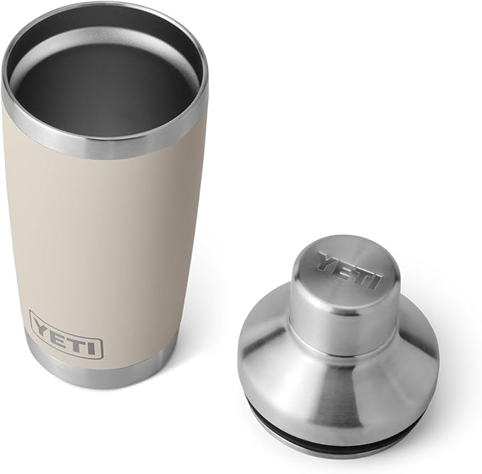 YETI Rambler 20 oz Cocktail Shaker, Stainless Steel, Vacuum Insulated, Cape Taupe