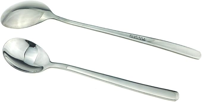 JASHII Mirror Polished Silver 30-Piece SUS304 Stainless Steel Flatware Set,Silverware Set Dinner Knife Fork Spoon Dessert Fork Salad Spoon Service for 6