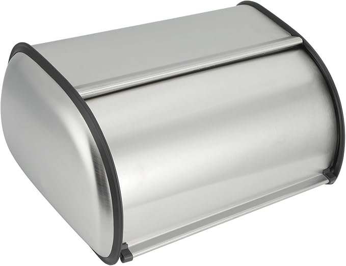 Bread Storage Box, Large Capacity Stainless Steel with Non Slip Base, for Bread Cake Container