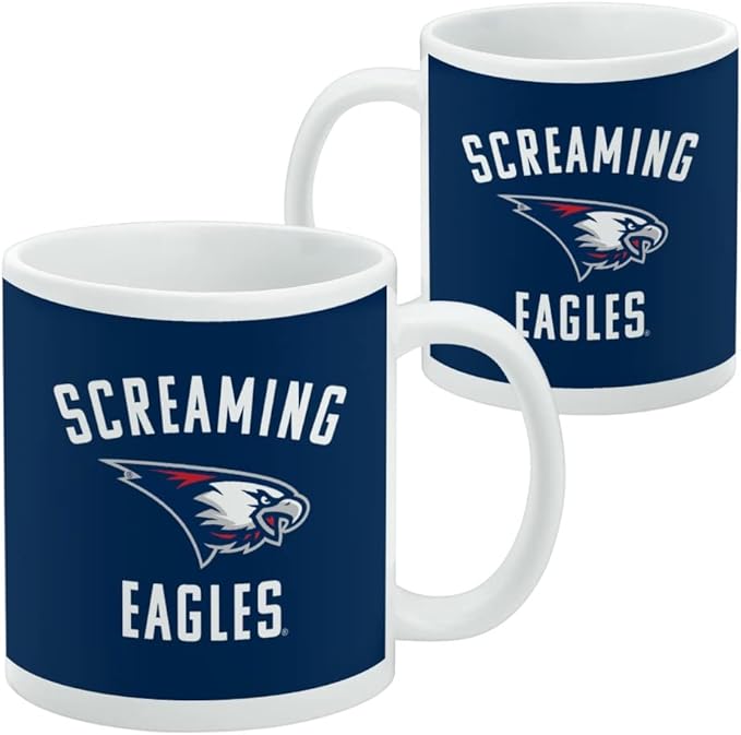 Southern Indiana Screaming Eagles Logo Ceramic Coffee Mug, Novelty Gift Mugs for Coffee, Tea and Hot Drinks, 11oz, White