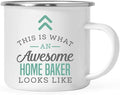 Andaz Press 11oz. Stainless Steel Campfire Coffee Mug Gift, This is What an Awesome Home Baker Looks Like, 1-Pack, Birthday Gift Ideas Coworker Him Her, Includes Gift Box